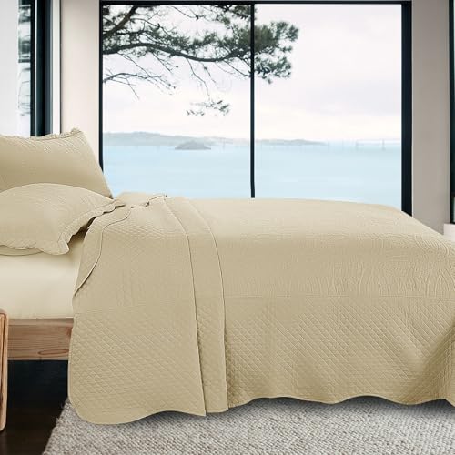 51izpsham0l.jpg HOMBYS Oversized King Bedspreads for All Seasons Comfort and Durability HOMBYS Extra Wide King Bedspreads for Relaxation