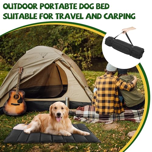 51jdimkvj7l 1.jpg Portable chew proof dog bed for aggressive chewers | Waterproof outdoor travel camping dog bed | Durable foldable m