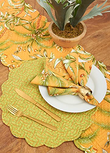 51k7rfbuis.jpg C&F Home Barbados Sunset Rectangle Placemats Set of 6 Orange C&F Home Barbados Sunset Rectangle Placemats Set of 6 Coast