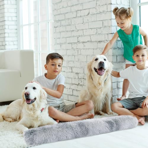 51kduq di5l.jpg HOMBYSExtraLarge DogPillow with Moldable Function for Anxiety Relief, SoftFauxFur PetCalming Pillow, Large & Medium D