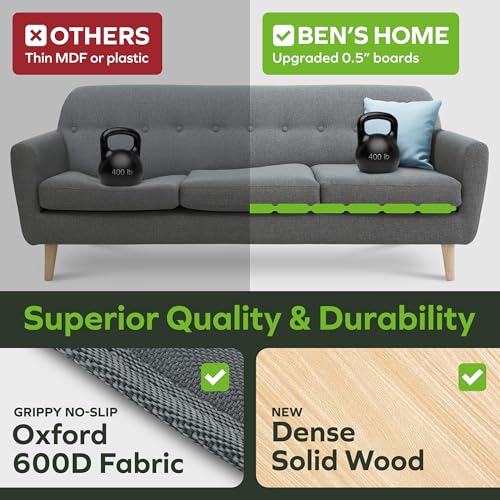 51kyuxcfz2l 1.jpg BEN'SHOME® Premium Couch Cushion Support for Sagging Seats | Heavy-Duty Wood Non-Slip Sofa Support | Perfect for Couc