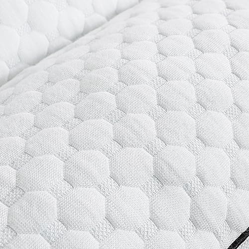 51l0fwpersl 3.jpg HOMBYS Supportive Memory Foam Knee Pillow for Side Sleepers - 6.5" Height - For Spine Alignment & Pressure Relief during