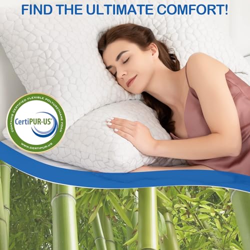 51ldyqw1ul.jpg Neck and Shoulder Pain Relief Side Sleeper Pillow - Cervical Support for Hot Sleepers | Adjustable Curved Cooling Me
