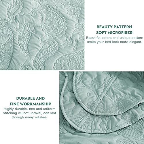 51lwz2lzcl.jpg HZ & HY Oversized King Bedspread - Gorgeous & Elegant Style Bedding Coverlets, Reversible, Lightweight, 5 Piece, King/Ca