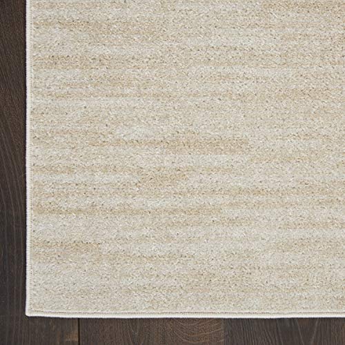 51mtr0yzbrl.jpg Nourison Essentials Ivory Beige 9x12 Indoor/Outdoor Area Rug - Easy Cleaning, Non Shedding, For Bed Room, Living Room &