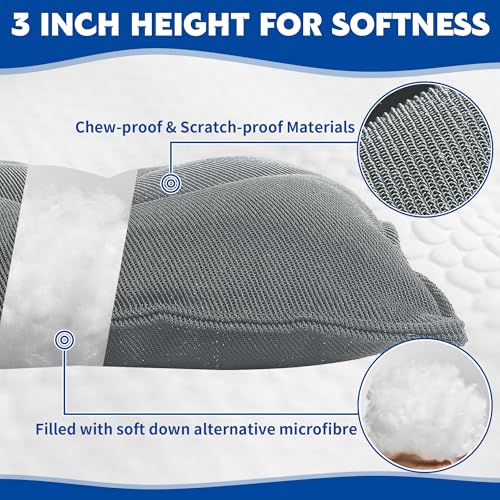 51mmi2hzzhl.jpg HOMBYS Chew Proof Dog Bed for Aggressive Chewers and Crazy Diggers HOMBYS Durable and Indestructible Indestructible Dog