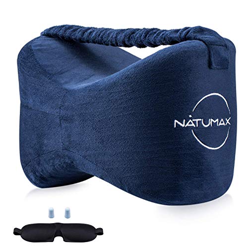 51mypc5kkal.jpg Knee Pillow for Side Sleepers - Relief from Sciatica and Back/Leg Pain + Memory Foam + Free Sleep Mask and Ear Plugs K