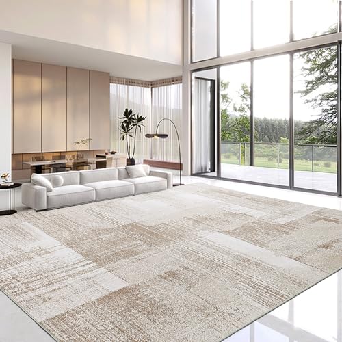 51nesvghqpl 2.jpg HOMBYS 10x14 ft Modern Patchwork Area Rug for Living Room & Bedroom, Large Boho Floor Carpet with Non-Slip Backing |
