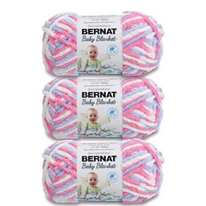 Bernat Baby Blanket Pink/Blue Ombre 3 Pack