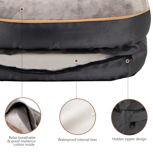 51qqncp0jyl 1.jpg JOYELF Large Memory Foam Orthopedic Dog Bed for Seniors & Ailment Support with Removable Washable Cover | JOYELF Lar