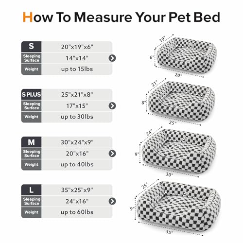 51r4xsfucl.jpg JOEJOY Medium and Small Dog Bed - Orthopedic Sofa Bed for Puppies, Grey JOEJOY Medium and Small Dog Bed - Anti-Slip Plus