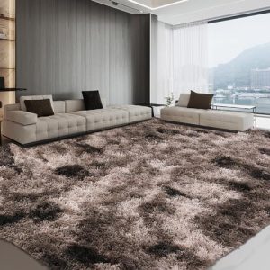 Ultra Soft Shaggy Area Rug 9x12 Feet for Kids Playroom Home Decor | Non-Skid Faux Fur Carpet 9x12 Feet for Living Ro