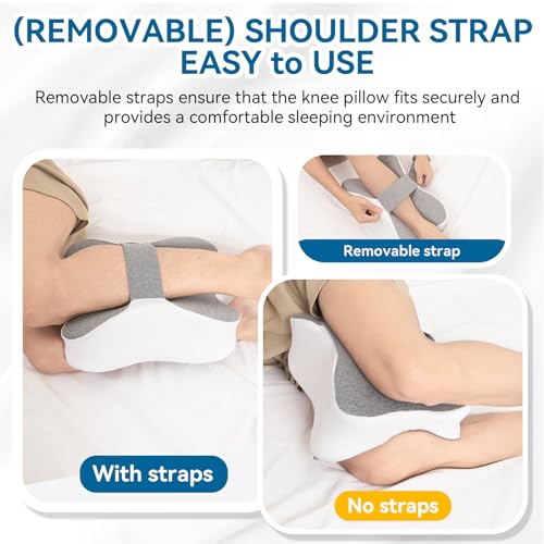 51rdae g0l 1.jpg Memory Foam Leg Pillow for Side Sleepers - Sciatica Pain Relief, Spine Aligning, Pregnancy-Safe | Side Sleeping Knee