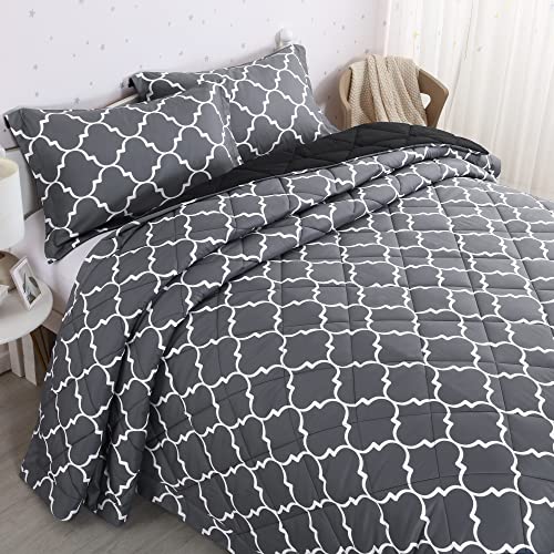 51rgpanmdcl.jpg HOMBYS Ultra Soft Microfiber Reversible Bedding Sets for King Bed | HOMBYS Down Alternative Comforter with 2 Pillow