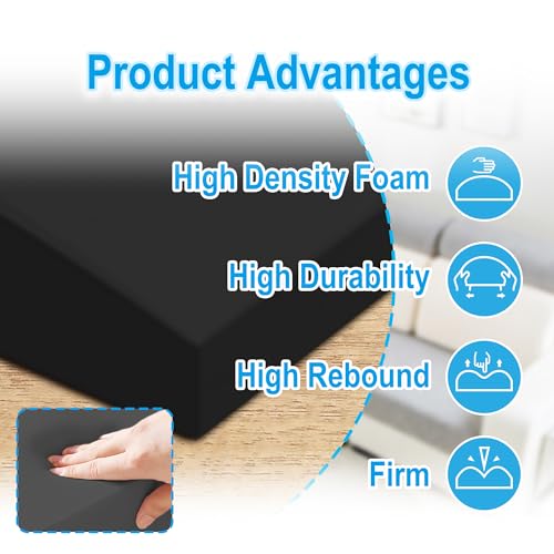51sqcb4e1ul 1.jpg High-Density Foam Couch Sofa Cushion Support for Sag Repair Replacement 20" x 20" | Sofa Couch Loveseat Chair Seat S