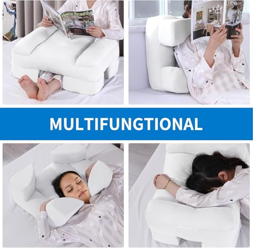51tguefvkgl.jpg HOMBYS White Foam Filling Side Sleeper Pillow for Neck & Shoulder Pain Relief