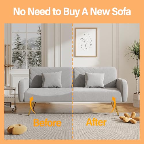 51uj9vpatl.jpg High Density Couch Cushion Replacement for Outdoor Sofas | Thick Padding Couch Cushion Replacement for Couches and S