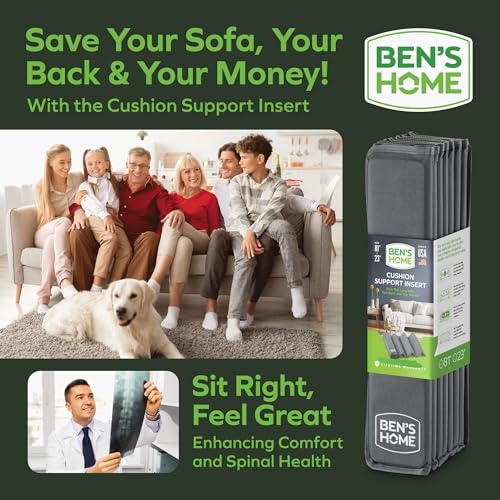 51v8gaqy3yl.jpg BEN'SHOME® Premium Couch Cushion Support for Sagging Seats | Heavy-Duty Wood Non-Slip Sofa Support | Perfect for Couc