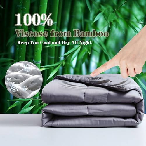 51xotvtaovl 1.jpg Natural Bamboo Viscose Cooling Comforter for Hot Nights | Silky Breathable Bamboo Viscose Duvet Insert for Summer |