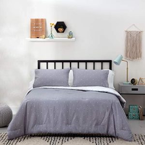 Linenspa Gray All-Season Hypoallergenic Microfiber Comforter, King