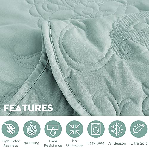 51zifz8wil.jpg HZ & HY Oversized King Bedspread - Gorgeous & Elegant Style Bedding Coverlets, Reversible, Lightweight, 5 Piece, King/Ca
