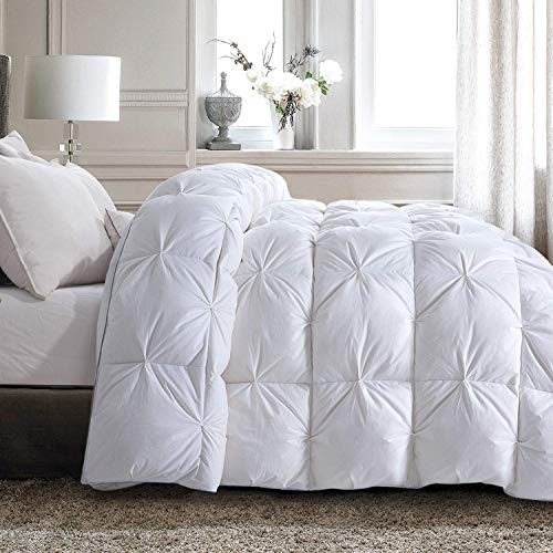 51ab7s jhtl 1.jpg HOMBYS Oversized King Feather and Down Comforter for All Season Warmth | HOMBYS Pinch Pleat Palatial King Duvet Inse