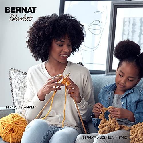 51b4jvkzsl 3.jpg Bernat Super Bulky Acrylic Yarn - Chunky Chenille for Knitting and Crocheting (Gray Storm, 220 Yards 2-Pack) Bernat Ch