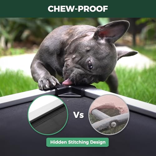 51cgzm6kxpl.jpg FXW TitanNest Cooling Chew-Proof Elevated Dog Bed for Large Dogs FXW TitanNest Waterproof & Durable Raised Pet Bed for I