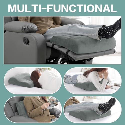51cqi3e6shl.jpg Extra Large HOMBYS Leg Pillow for Bed and Sofa Couch - Multi Purpose Back & Lumbar Support | HOMBYS Wave Shape Leg P