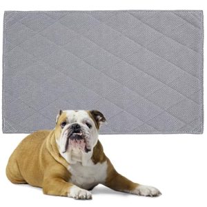 Indestructible HOMBYS Chew Proof Dog Crate Pad Mat, Durable and Water Resistant Teething Puppy Crate Mats for Aggress