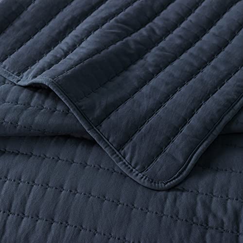 51dun6uc1jl.jpg ROARINGWILD Oversized California Cal King Size Navy Blue Quilt Bedding Sets for Adults, Lightweight Comforter Bed Cover,