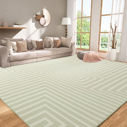 51e8xptq70l 1.jpg Hombys 10x14ft Modern Large Area Rug for Living Room Bedroom Hombys Super-Thin Geometry Floor Carpet for Indoor Office D
