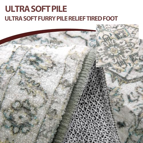 51e9wyoqcl 3.jpg Boho Bathroom Rugs for Non Slip & Washable Bath Mat | Traditional Tribal Design Small Bath Mat for Sink Shower | Lu