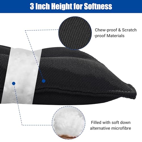 51ehnyao9ql 2.jpg Chew Proof Dog Bed - Indestructible Crate Pad Mat for Aggressive Chewers - Durable and Water Resistant Teething Puppy