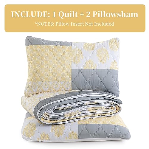 51eqml0brhl 2.jpg HOMBYS Oversized King Plaid Bedspread, All Season Checkered Quilted Coverlet Set for Home Decor (Alaska King 132"x120