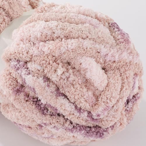 51eo9bp6pul.jpg HOMBYS Super Bulky Chenille Yarn for Chunky Blankets - Soft and Plush for Beginners HOMBYS Chunky Chenille Yarn for Hand