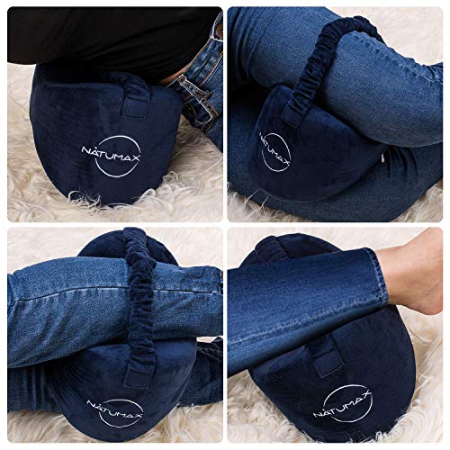 51g9ofg v4l.jpg Knee Pillow for Side Sleepers - Relief from Sciatica and Back/Leg Pain + Memory Foam + Free Sleep Mask and Ear Plugs K