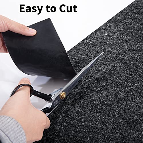 51hq0hfaacl.jpg Extra Large Dark Grey HOMBYS Garage Floor Mats for Under Car Motorcycle Oil Spill Mat, Non Slip and Waterproof | HOM