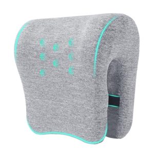 HOMBYS Memory Foam Neck Support Pillow for Office and Travel