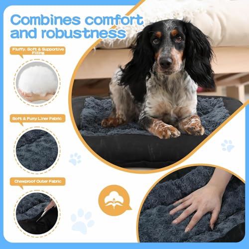 51j931jaul 3.jpg Indestructible HOMBYS Chewproof Dog Bed for Aggressive Chewers | Tough & Water Resistant HOMBYS Dog Bed for Aggressi