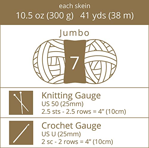 51kxcs5rs7l.jpg Catherine Chunky Chenille Yarn, 2 Pack, White, 41 Yards Each, Gauge 7 Jumbo