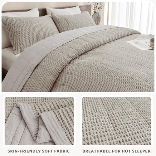 51kgwfprkol.jpg Sanracie Oversized King Bedspread 100% Cotton Waffle Weave Quilt for All Seasons | Sanracie Oversized King Bedspread