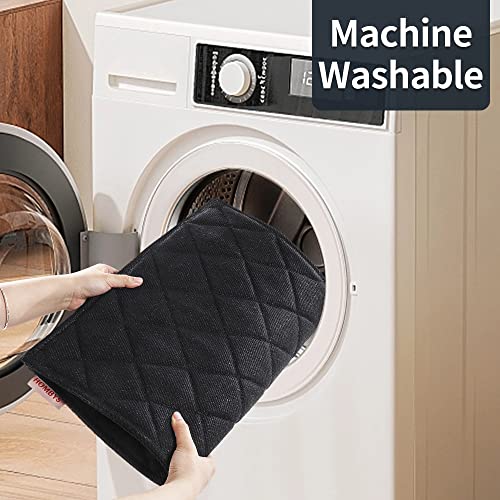 51ncj79hhdl 1.jpg Indestructible MABOZOO Dog Bed for Aggressive Chewers, Machine Washable Crate Pad, Durable for Medium Dogs, Black Ken