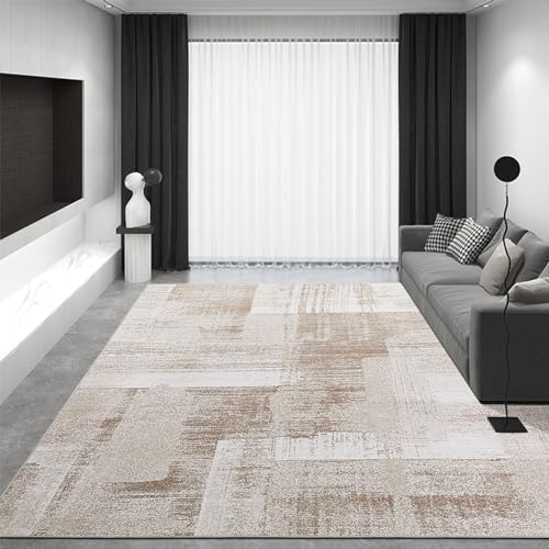 51neunv3b5l 2.jpg HOMBYS 10x14 ft Modern Patchwork Area Rug for Living Room & Bedroom, Large Boho Floor Carpet with Non-Slip Backing |