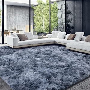 HOMBYS Ultra Fuzzy Large Plush Faux Fur Rug 12x15 Feet for Living Room, Kids Playroom Decor | HOMBYS Non-Skid Shaggy