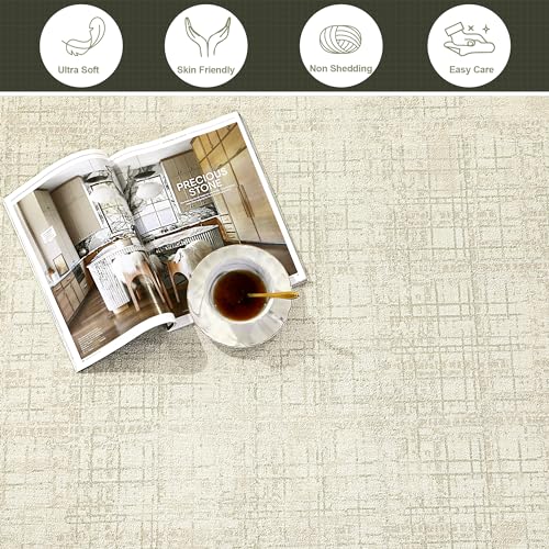 51qnt53xnzl 1.jpg HOMBYS 10x14ft Modern Sketch Area Rug - Large Boho Carpet for Living Room & Bedroom | HOMBYS 10x14ft Abstract Home D