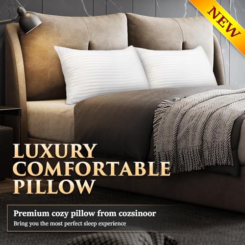 51qvfsyqy8l.jpg COZSINOOR Queen Size Hotel Quality Bed Pillows - Down Alternative Microfiber Fill