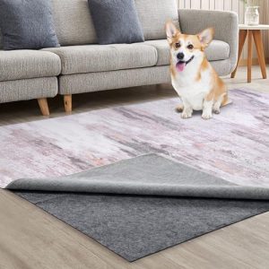 HOMBYS 100% Waterproof Non-Slip 6x9 ft Rug Pad for Area Rug | HOMBYS Non Skid Carpet Pads for All Floors and Finishe