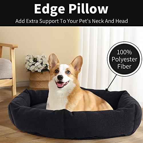 51rlsdtx ll 2.jpg HOMBYS Indestructible Chew Proof Dog Bed for Aggressive Chewers, Black (20"x24"x5") | Durable Pee Proof Tough Pet Be