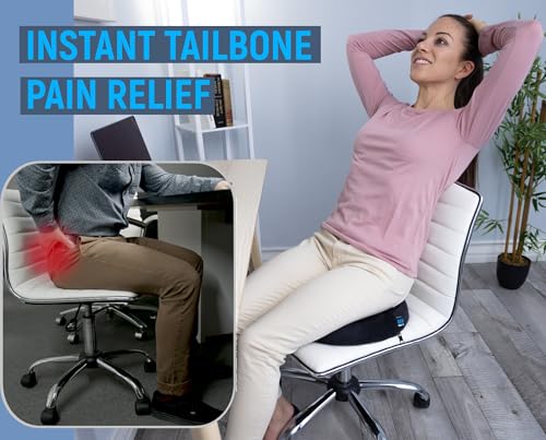 51ssxnxqbul 1.jpg PT Endorsed Donut Pillow for Tailbone Pain Relief and Sitting Comfort, Donut Cushion Post Surgery and Postpartum, Sciati